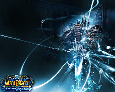World of Warcraft game cover,  World of Warcraft, World of Warcraft: Wrath of the Lich King, video games, HD wallpaper HD wallpaper