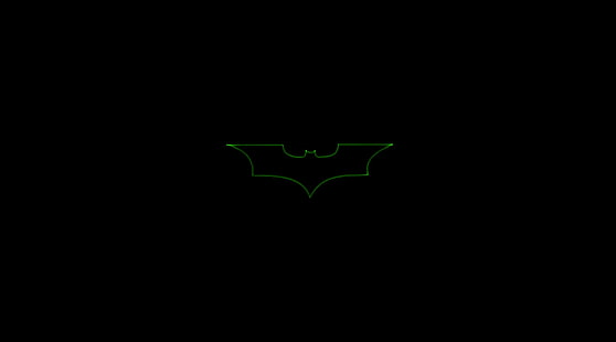 Batman, grön batman-logotyp tapet, filmer, Batman, logotyp, symbol, HD tapet HD wallpaper