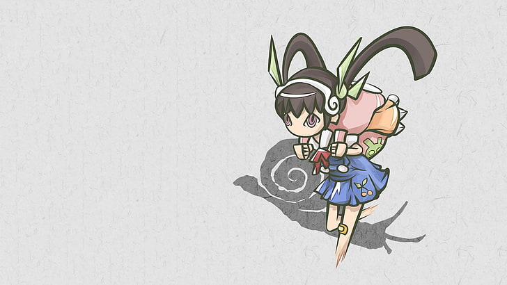 Seri Monogatari, Hachikuji Mayoi, gadis anime, siput, twintail, Wallpaper HD