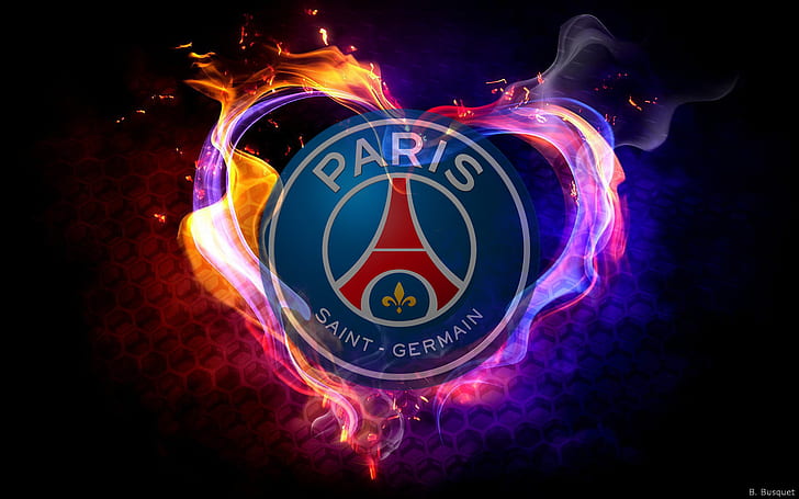 Calcio, Paris Saint-Germain F.C., emblema, logo, Sfondo HD