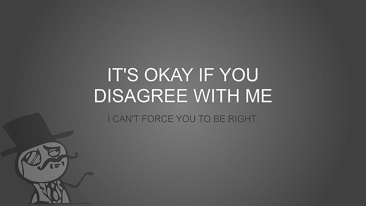 memes, minimalism, monochrome, simple, quote, typography, simple background, gray, HD wallpaper