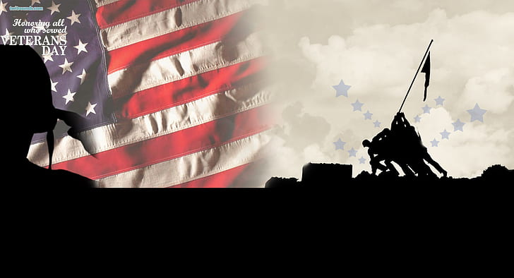 Flag, USA, Veterans Day, Military, flag, usa, veterans day, military, HD wallpaper
