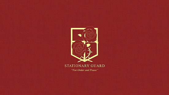 Stationary Guard icon, Anime, Attack On Titan, HD wallpaper HD wallpaper