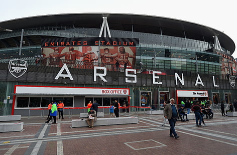 sepak bola, London, Arsenal, stadion, penggemar, Emirates, Wallpaper HD HD wallpaper