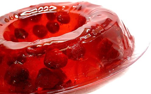 ягодово желе, десерт, сладко, малина, плодове, желе, HD тапет HD wallpaper