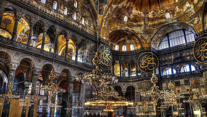 Moskéer, Hagia Sophia, HD tapet