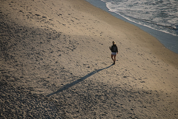 pantai, orang-orang, Wallpaper HD