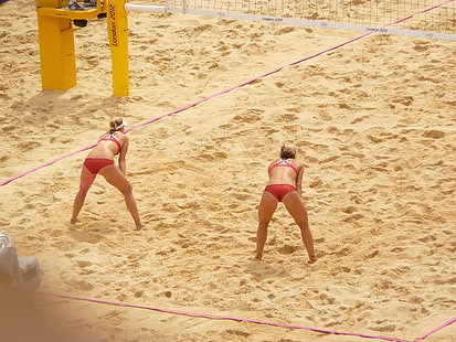 Beach-Volleyball, HD-Hintergrundbild HD wallpaper