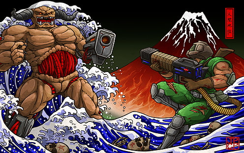 Doom, Cyberdemon (ดูม), Doomguy, วอลล์เปเปอร์ HD HD wallpaper