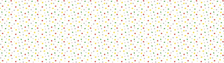 white, red, and yellow digital wallpaper, Animal Crossing, Animal Crossing New Leaf, New Leaf, pattern, logo, minimalism, white, colorful, dual monitors, HD wallpaper