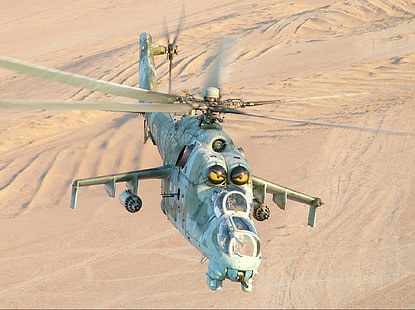 Helicópteros Militares, Mil Mi-24, Exército Polonês, HD papel de parede HD wallpaper