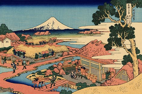  Ukiyo-e, Japanese Art, HD wallpaper HD wallpaper