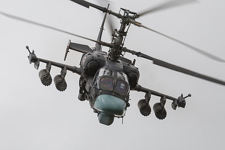 헬리콥터, Ka-52, Hokum B, Ka-52 악어, HD 배경 화면 HD wallpaper