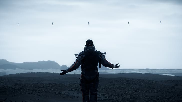 Death Stranding, Hideo Kojima, gry wideo, zrzut ekranu, Tapety HD