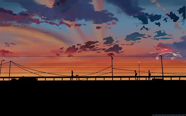 Sunset HD, sunset, artistic, HD wallpaper