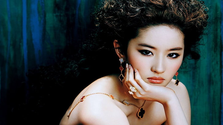ممثلات ، ليو ييفي ، ممثلة ، مغنية صينية، خلفية HD
