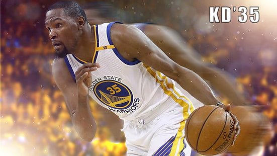 Kevin Durant, Golden State Warriors, NBA, koszykówka, Tapety HD HD wallpaper