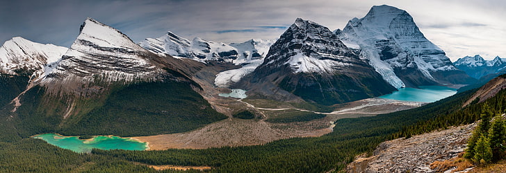 krajobraz, Kanada, panorama, park prowincjonalny Mount Robson, przyroda, Tapety HD