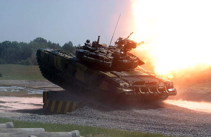 military explosions fire weapons tanks vehicles t90 3876x2507  Aircraft Military HD Art , Military, explosions, HD wallpaper