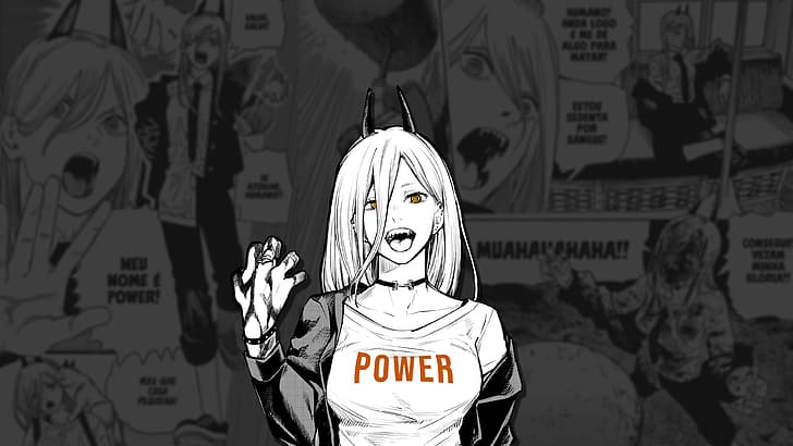 Power (Motorsåg Man), Motorsåg Man, manga, HD tapet