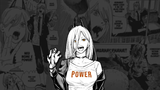 Power (Uomo motosega), Uomo motosega, manga, Sfondo HD HD wallpaper