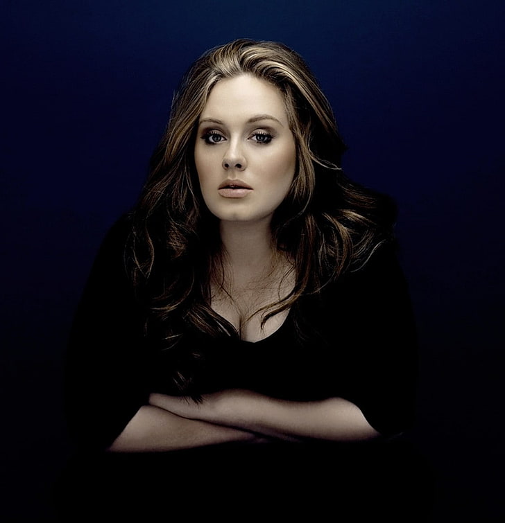 Adele, lengan bersilang, penyanyi, lengan di dada, Wallpaper HD, wallpaper seluler