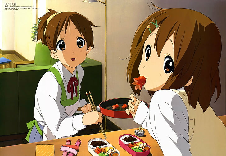 Anime, K-ON !, Ui Hirasawa, Yui Hirasawa, HD-Hintergrundbild