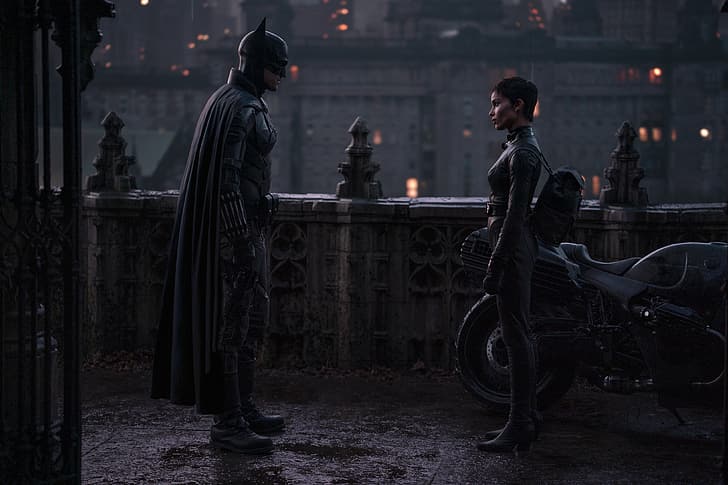 Batman, Catwoman, The Batman (2022), HD tapet