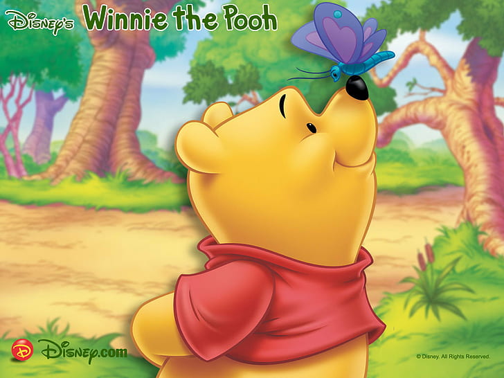 Cartoon, cute, disney, pooh, winnie The Pooh, HD wallpaper | Wallpaperbetter