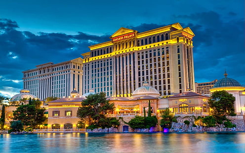 Caesars Palace Hotel & Casino Place В Лас Вегас Невада, Северна Америка Фонове на работния плот 1920 × 1200, HD тапет HD wallpaper