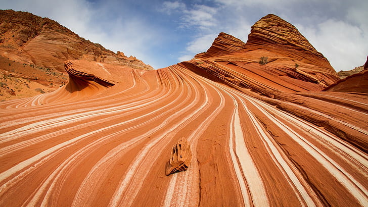 米国アリゾナ州の風景、岩の形成、 HDデスクトップの壁紙