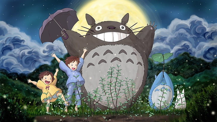 anime, Studio Ghibli, Mi vecino Totoro, Fondo de pantalla HD