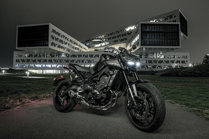 500 px, motocicleta, Yamaha, Yamaha MT-09, Fondo de pantalla HD