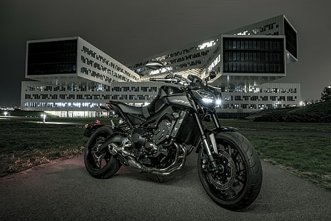 Yamaha, Yamaha MT-09, motocykl, Tapety HD HD wallpaper