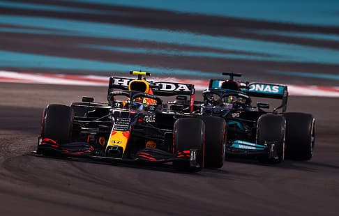الفورمولا 1 ، سيارات الفورمولا ، ريد بول ريسينغ ، مرسيدس F1، خلفية HD HD wallpaper