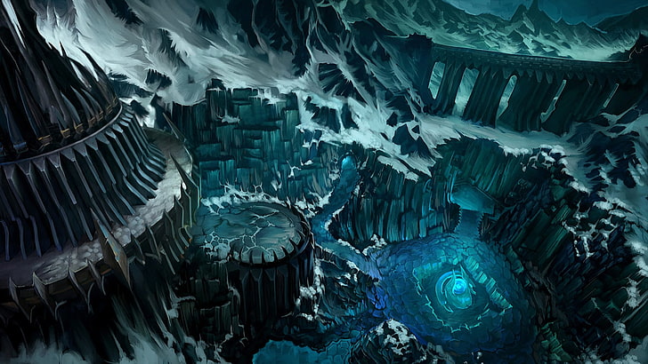 Warcraft, World Of Warcraft, Eiskronenzitadelle, Grube von Saron, HD-Hintergrundbild