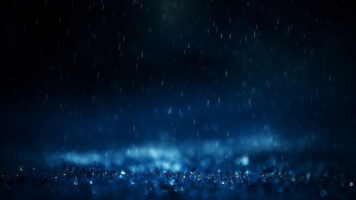 капли воды, без названия, дождь, макро, глубина резкости, HD обои