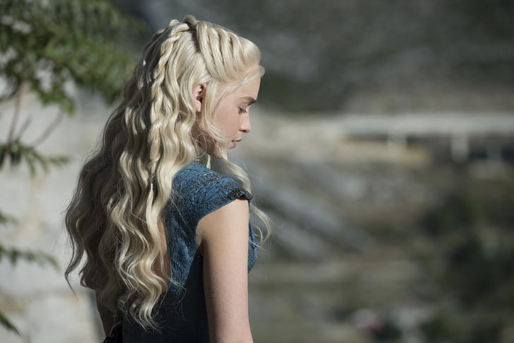 Taht Oyunları, Emilia Clarke, ejderhaların annesi Daenerys Targaryen, HD masaüstü duvar kağıdı