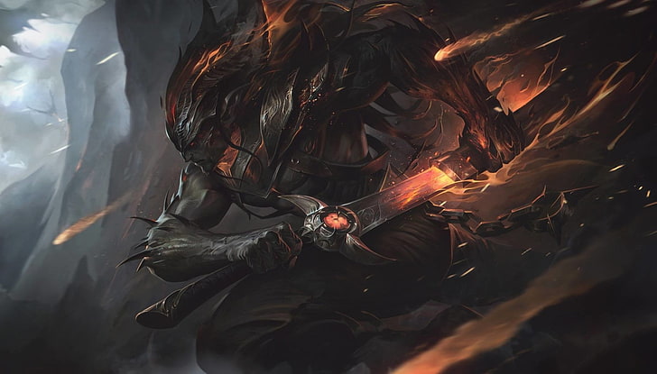 Nightbringer Yasuo, Video Game, League Of Legends, Yasuo (League Of Legends), HD wallpaper