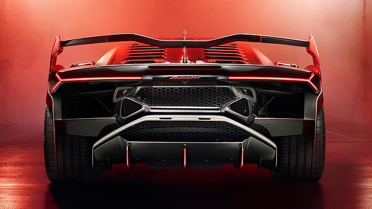 Lamborghini, Lamborghini SC18, Черный Автомобиль, Автомобиль, Спортивный Автомобиль, Суперкар, HD обои