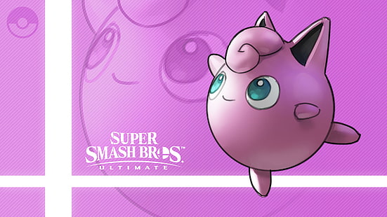 Видеоигра, Super Smash Bros. Ultimate, Jigglypuff (Pokémon), HD тапет HD wallpaper