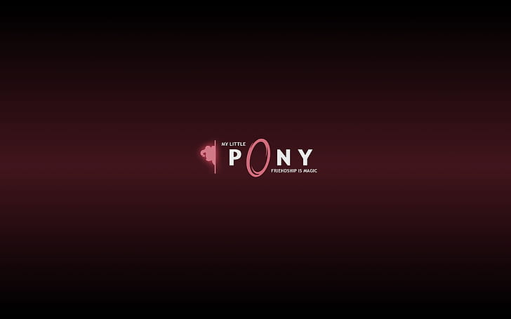My Little Pony, Pinkie Pie, Portal (juego), parodia, tipografía, fondo simple, Fondo de pantalla HD