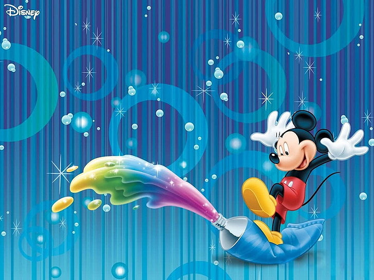 Wallpaper digital Mickey Mouse, Disney, Mickey Mouse, Wallpaper HD