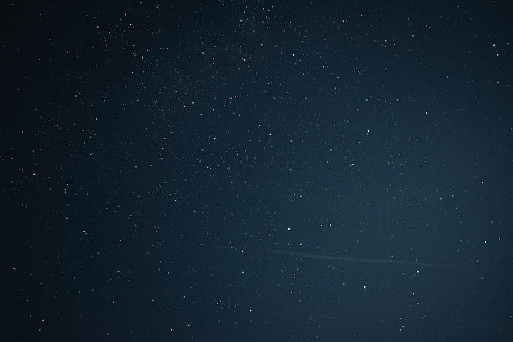 Himmel mit Sternen digitale Tapete, Sterne, Sternenhimmel, Nacht, HD-Hintergrundbild