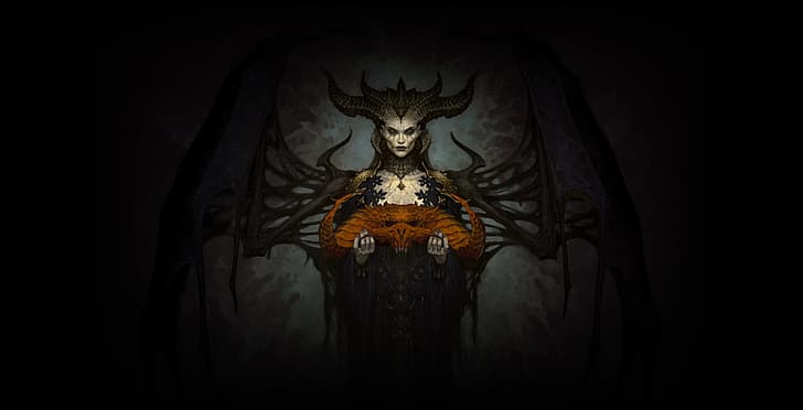 Diablo 4, Lilith (Diablo), Blizzard Entertainment, видеоигры, видеоигры, персонажи видеоигр, видеоигры для девочек, HD обои