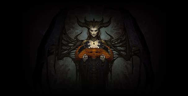 diablo 4, Lilith (Diablo), Blizzard Entertainment, gry wideo, grafika z gier wideo, postacie z gier wideo, dziewczyny z gier wideo, Tapety HD HD wallpaper