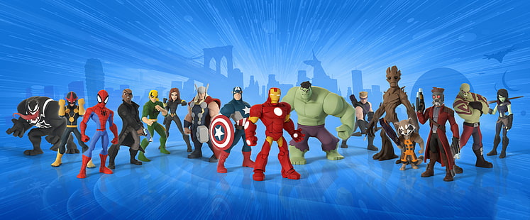 Galaksinin Muhafızları, Marvel Süper Kahramanları, 8K, Disney Infinity, 4K, HD masaüstü duvar kağıdı HD wallpaper