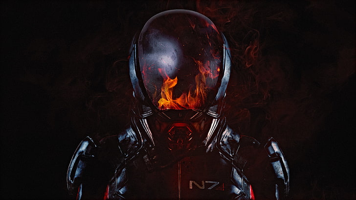 Mass Effect: Andromeda, 4K, N7 Armor, HD wallpaper