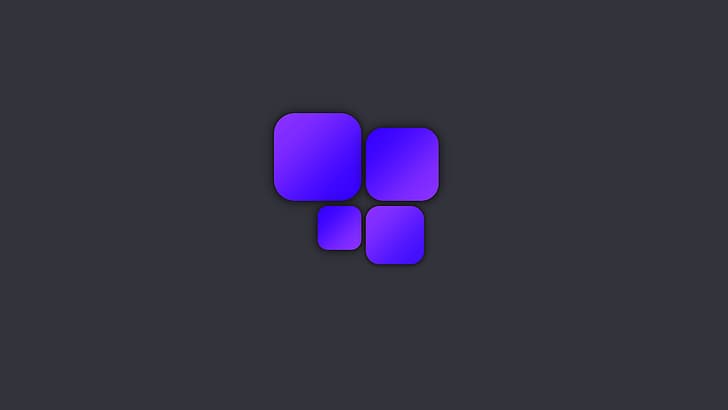 минимализм, фиолетовый фон, простой фон, windows 11, HD обои