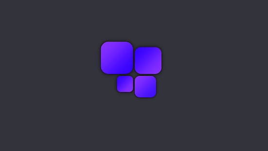 минимализм, фиолетовый фон, простой фон, windows 11, HD обои HD wallpaper